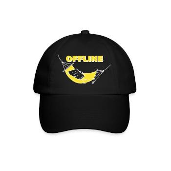 OFFLINE - Baseball Cap - black/black - Front