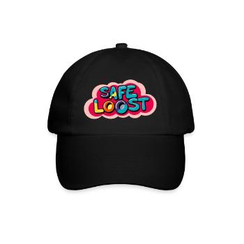 Sicheres Beuten - Baseballkappe - Schwarz/Schwarz - Vorne