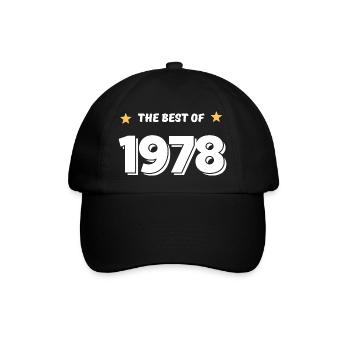Das Beste von 1978 - Baseballkappe - Schwarz/Schwarz - Vorne