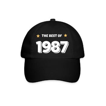 Best of 1987 - Baseball Cap - black/black - Front