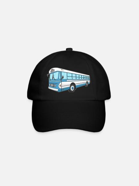 Bus - Baseballkappe - Schwarz/Schwarz