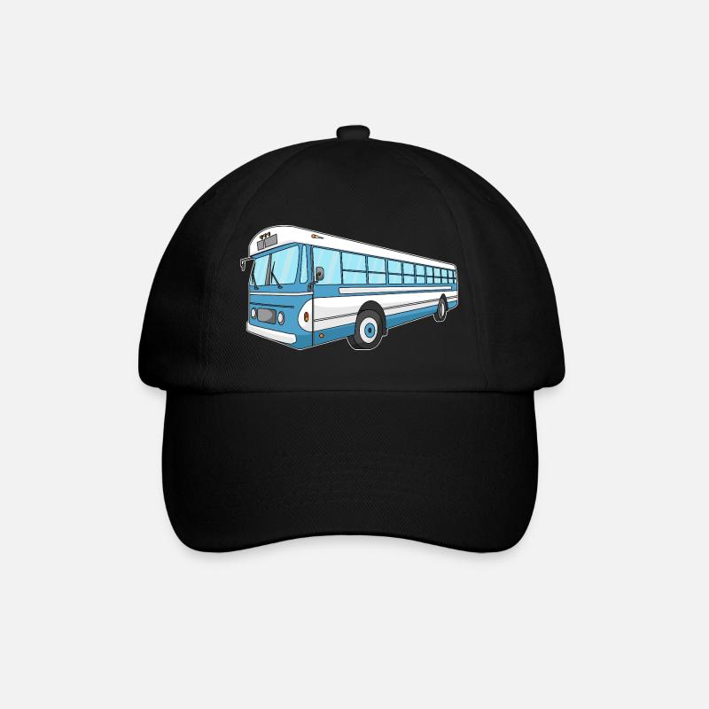 Bus - Baseballkappe - Schwarz/Schwarz