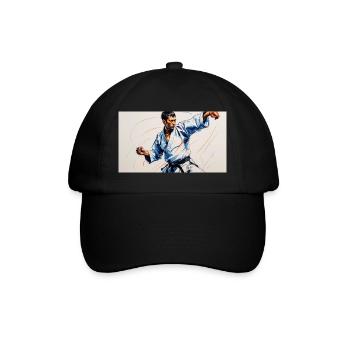 Martial art and Japanese dynamism - Baseball Cap - black/black - Front