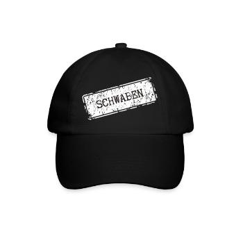 Conception du nom de la ville de Souabe - Casquette classique - noir/noir - Devant