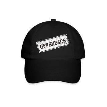Retro Offenbach Design - Baseball Cap - black/black - Front