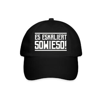 De toute façon, ça s’intensifie ! - Casquette classique - noir/noir - Devant