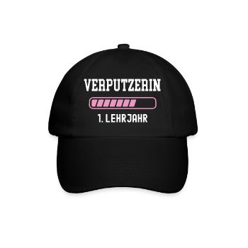 Plasterer apprenticeship 1 year apprenticeship plasterer - Baseball Cap - black/black - Front