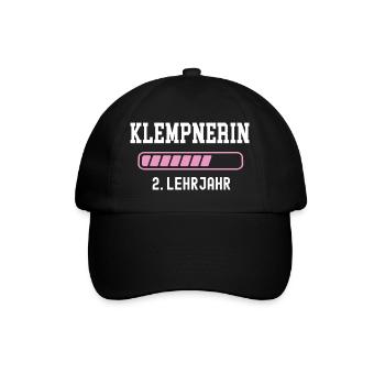 Plumber training 2 year of apprenticeship second year - Baseball Cap - black/black - Front