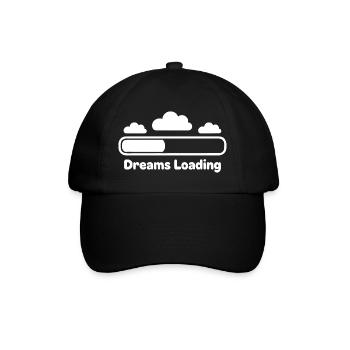 Träume Laden Wolkenfortschritt - Baseballkappe - Schwarz/Schwarz - Vorne