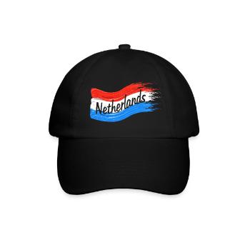 Drapeau néerlandais - Casquette classique - noir/noir - Devant