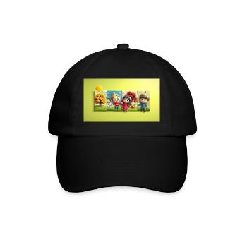 Kids Puzzle Adventure Multicolor - Baseball Cap - black/black - Front