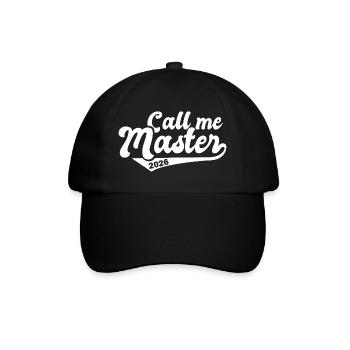Master 2026 Graduation Graduation - Baseball Cap - black/black - Front
