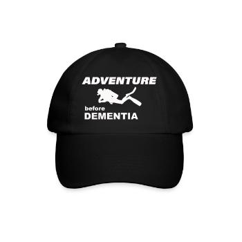 AVENTURE DE PLONGÉE - Casquette classique - noir/noir - Devant