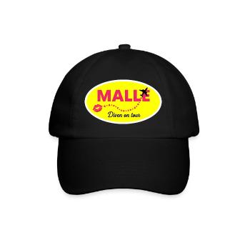 MALLE : Divas en tournée - Casquette classique - noir/noir - Devant