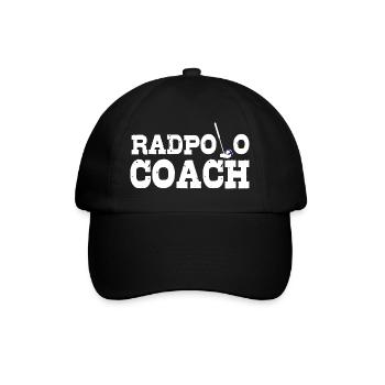 Bike Polo Coach - Baseball Cap - black/black - Front