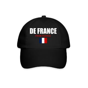 Illustration fièrement de France - Casquette classique - noir/noir - Devant