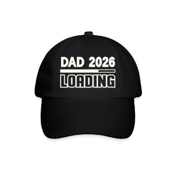 dad_2026_loading- - Baseballkappe - Schwarz/Schwarz - Vorne