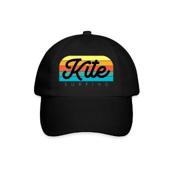 Kitesurfeur Kiteboard Kitesurf Kitesurf - Casquette classique - noir/noir - Devant