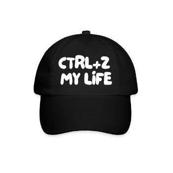 CTRL+Z MA VIE - Casquette classique - noir/noir - Devant