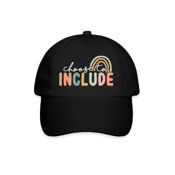 Choose It To Include Rainbow - Baseball Cap - black/black - Front