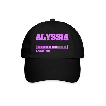 Birth of Alyssia - Baseball Cap - black/black - Front