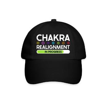 Chakra Alignment - Energy in Flow - Baseball Cap - black/black - Front