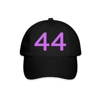 44 - Baseball Cap - black/black - Front