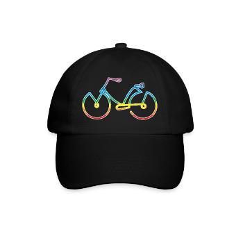 vélo - Casquette classique - noir/noir - Devant