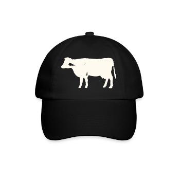 Vache - Vintage - Casquette classique - noir/noir - Devant
