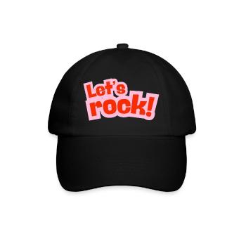 Lets Rock! - Baseball Cap - black/black - Front