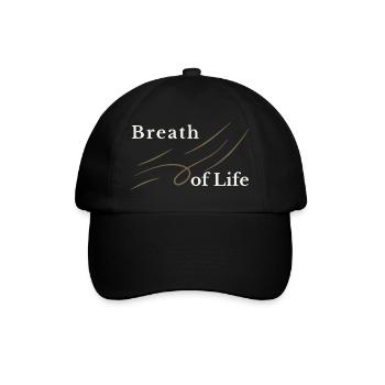 Breath of Life Christian Design – Gen 2:7 - Baseball Cap - black/black - Front