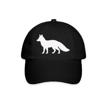 fuchs_silhouette_tier- - Casquette classique - noir/noir - Devant