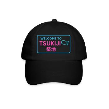 Welcome to Tsukiji - Casquette classique - noir/noir - Devant