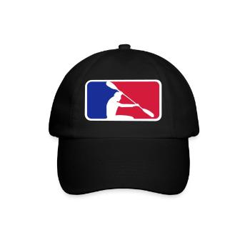 Kanu mit Frame - Baseballkappe - Schwarz/Schwarz - Vorne