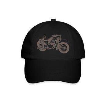 MZ ES 250 Doppelport - Baseballkappe - Schwarz/Schwarz - Vorne