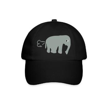 elephant_fart - Casquette classique - noir/noir - Devant