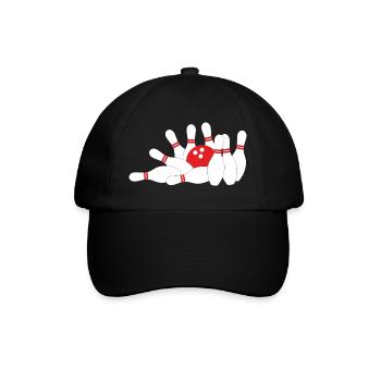 jeu de quilles - Casquette classique - noir/noir - Devant