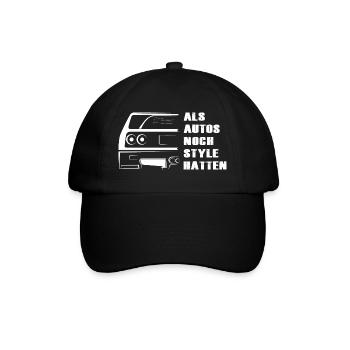 cars style f40 oldtimer symbol sportscars car - Baseball Cap - black/black - Front