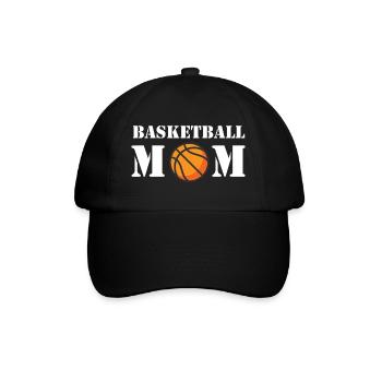 Basketball Mom - Baseball Cap - black/black - Front