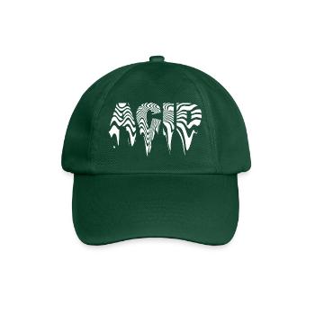 acid melted - Baseballkappe - Flaschengrün - Vorne