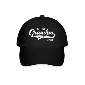 Grand-père 2020 devient grand-père pour la première fois - Casquette classique - noir/noir - Devant