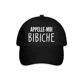 appelle moi bibiche - Casquette classique - noir/noir - Devant