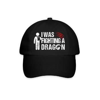 I Quoi Fighting A Dragon Bras cassé Bras Cassé - Casquette classique - noir/noir - Devant