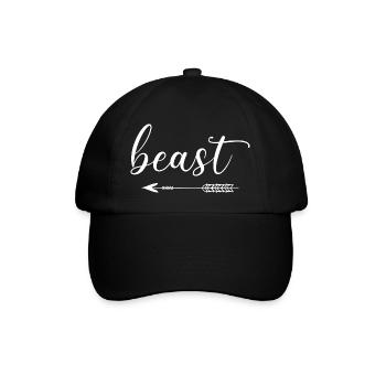Beast Beauty Biest Beauty sort partenaire amour - Casquette classique - noir/noir - Devant