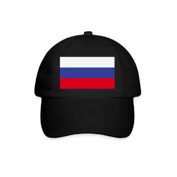 Russie Armoiries drapeau russe Rossiya Pays Russe - Casquette classique - noir/noir - Devant