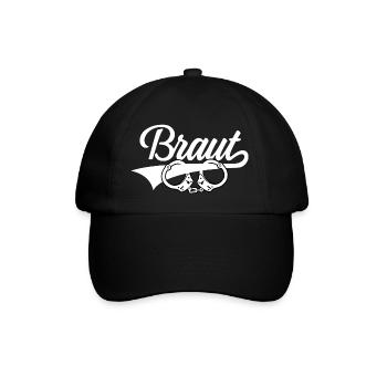 BRAUT JUNGGESELLINNENABSCHIED HOCHZEIT - Baseballkappe - Schwarz/Schwarz - Vorne