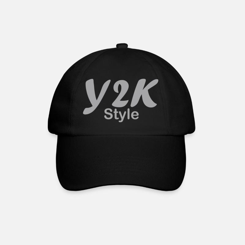 Y2k style 2000 - Casquette classique - noir/noir