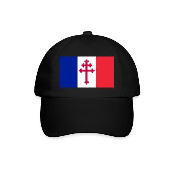 croix de Lorraine - Casquette classique - noir/noir - Devant