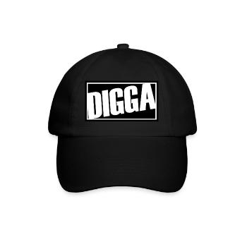 digga Alter bro moin hamburg hip hop oldschool type - Casquette classique - noir/noir - Devant