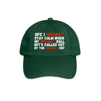 JE RESTE CALME - Casquette classique - vert bouteille - Devant